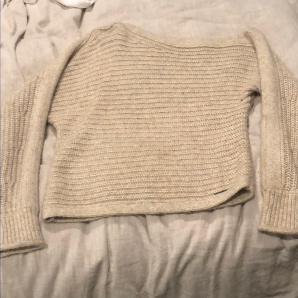 Off the shoulder sweater